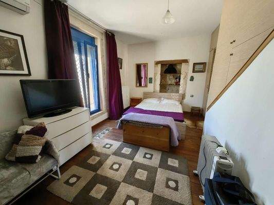 Kreta, Eleutherna: Freistehendes Steinhaus mit 2 unabhängigen Studios zum Verkauf