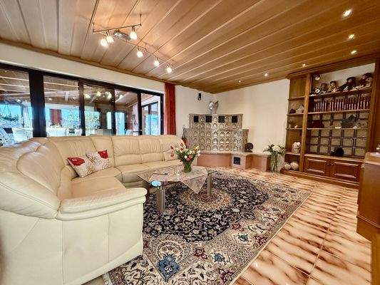 Wohnbereich mit Kamin