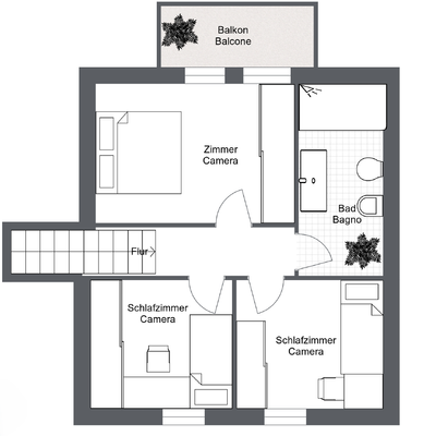 Olang-Mitterolang-Wandern-Berge-Kronplatz-Pustertal-Skiegebiet-Urlaub-Ferienwohnung-4-Zimmer-3-Schlafzimmer-Mansarden