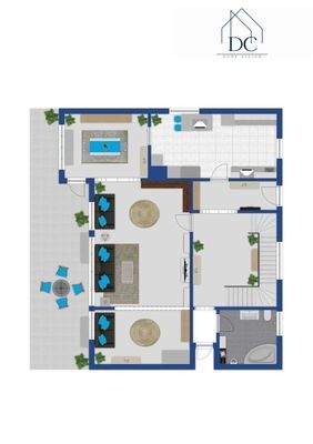 Grundriss Erdgeschoss Bad Kissingen