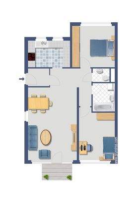 Grundriss Wohnung Nr. 94