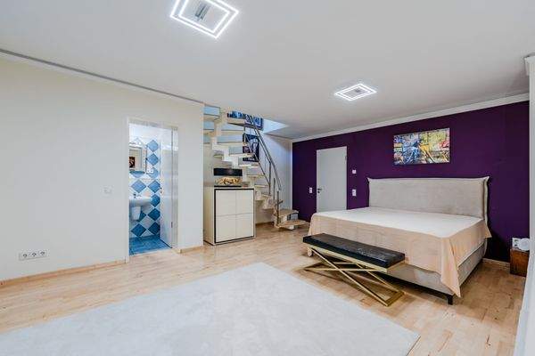 Guest room in the basement