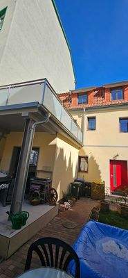 Sunny Courtyard View