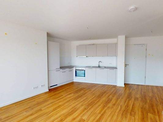 Ansicht II: Wohn- und Essbereich