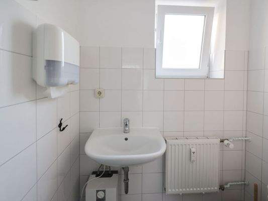 Blick in das Badezimmer