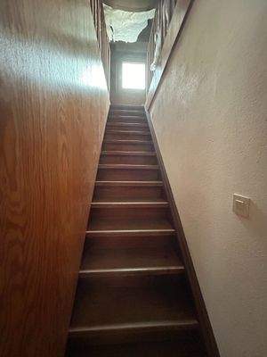 Treppenaufgang zu Speicher