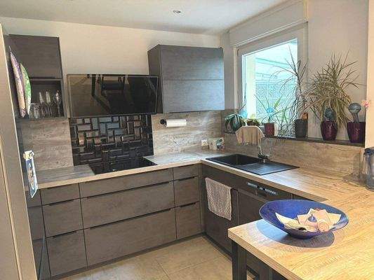 ...der Blick in die Küche