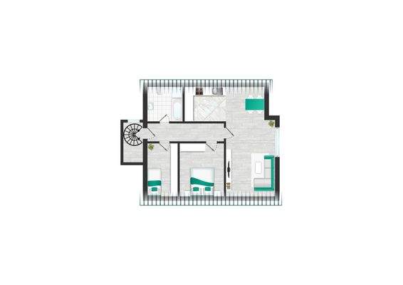 Grundriss Dachgeschoss 