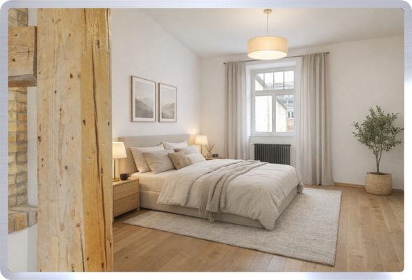 Wohnbeispiel Schlafzimmer