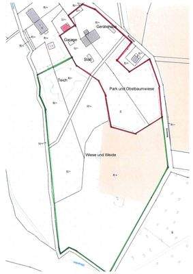 Aufteilung Grundstück