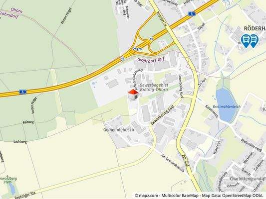 Geolyzer Kartenausschnitt