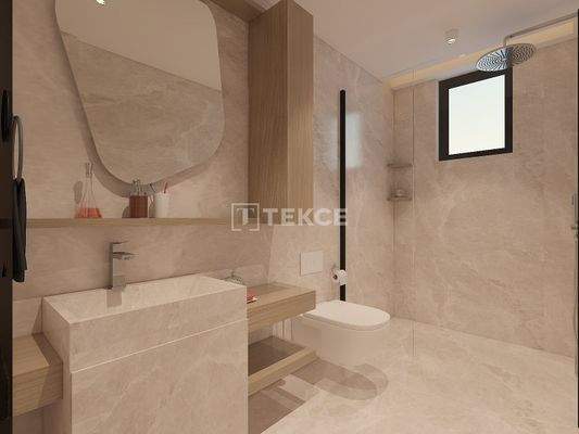 Apartments in Gated Community with Pool in Altıntaş, Antalya