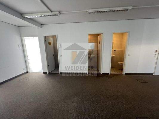 Flur 3 gtrennte WC's