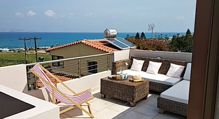 Kreta, Karteros: Einfamilienhaus mit Meerblick zu verkaufen