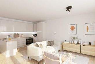 Lichtdurchfluteter Wohnbereich dank bodentiefer Fe