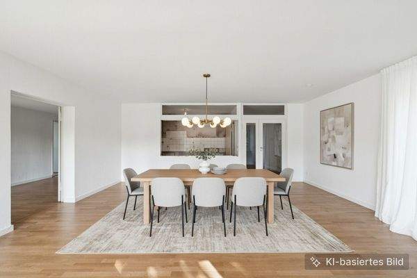 Blick in die Küche visualisiert