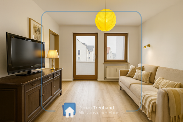 Einrichtungsbeispiel Wohnzimmer  Schlafzimmer