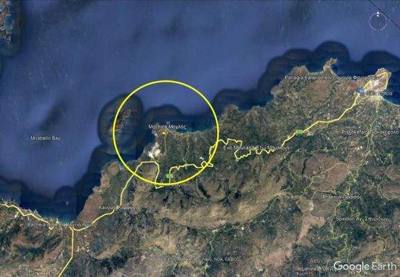 MIT VIDEO: Kreta, Mochlos: Baugrundstück mit Meerblick zum Verkauf