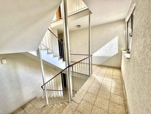 Gepflegtes Treppenhaus