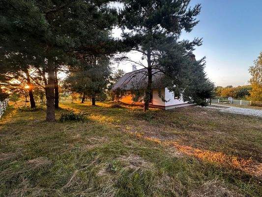 Blick auf das Grundstück