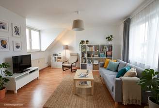 Wohnzimmer, Wohnstyle KI-Staying