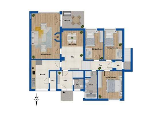 Grundriss Erdgeschoss