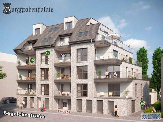 W 10 = SÜD-Loggia und -Fenster