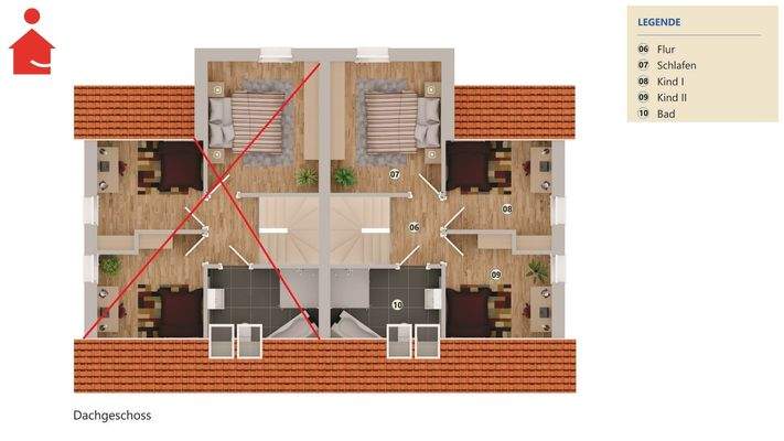 Grundrissvisualisierung, DG