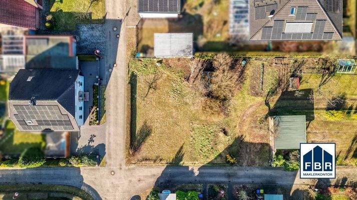 Vogelperspektive Grundstück