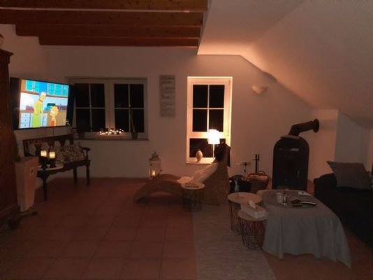 Wohnzimmer abends