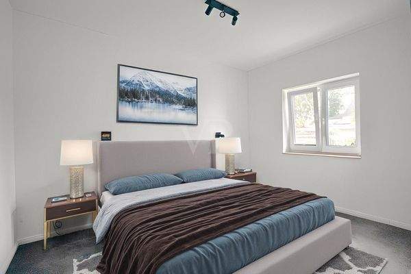 Schlafzimmer digital möbliert