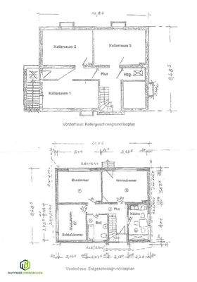 SE 1 Vorderhaus - 1 Keller und EG