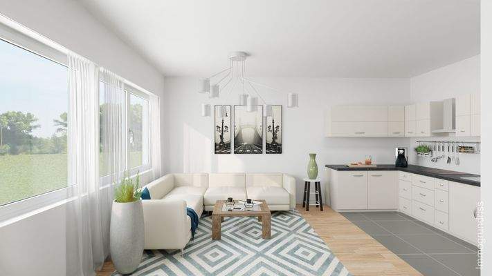 Küche & Wohnen -  Illustration