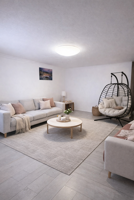 Wohnzimmer - virtually staged