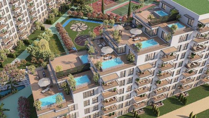 Luxury Apartments with Holiday Concept in Altıntaş Antalya