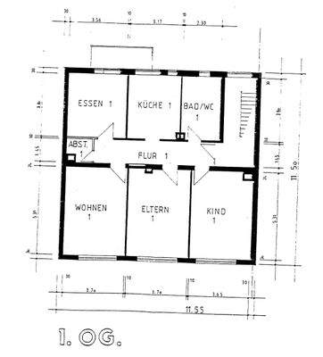 1.OG, Grundriss etwas geändert