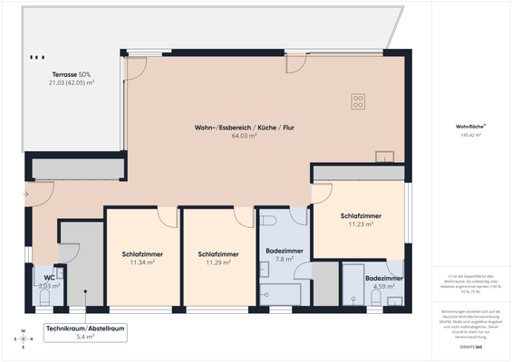 Grundriss Häuser 1 + 2