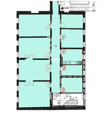 2. OG mit 203 m²