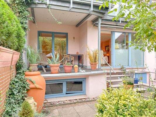 Rückansicht Terrasse