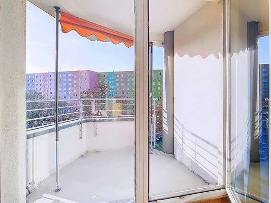 Sonnenbalkon mit Aussicht