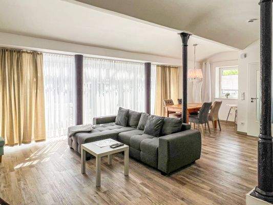 Wohnzimmer Ferienwohnung Haus 2