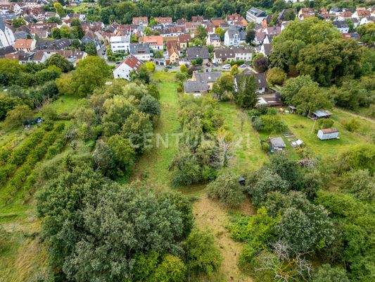 Drohnenaufnahme Grundstück