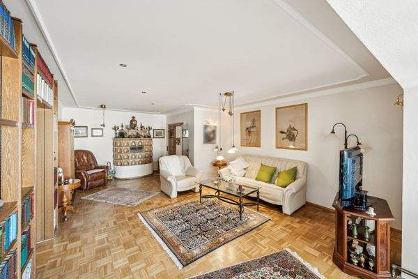 Wohnbereich mit Ofen