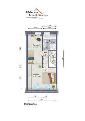 Grundriss Dachgeschoss