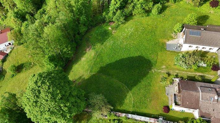 Grundstück von oben