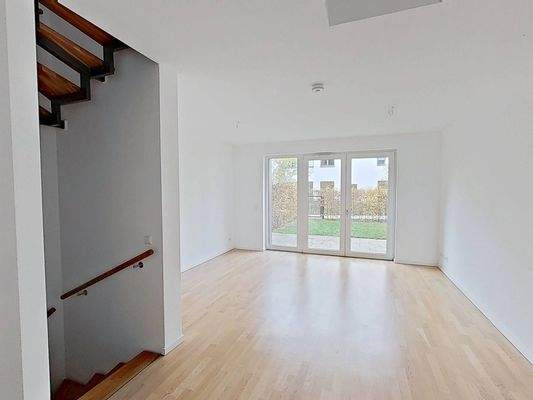 Ansicht I: Wohn- und Esszimmer