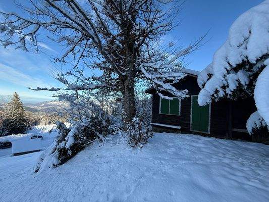 Ferienhütte in den Alpen