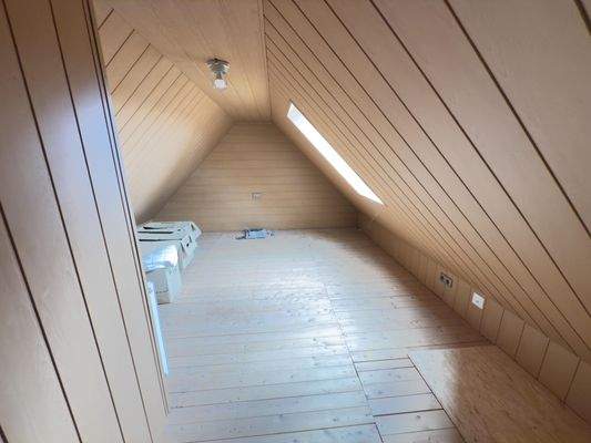 gedämmter Spitzboden