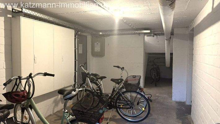 Fahrradkeller mit Zählerschrank