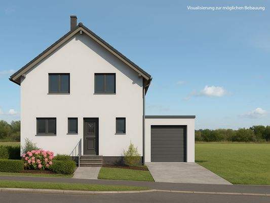 Visualisierung zur möglichen Bebauung 